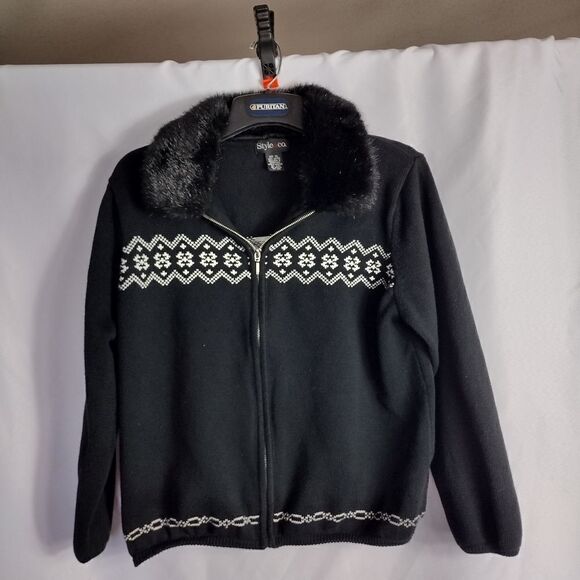 Style & Co cotton sweater - Picture 1 of 6